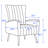 27“ Wide Velvet Upholstered Armchair with Golden Legs-1924187762