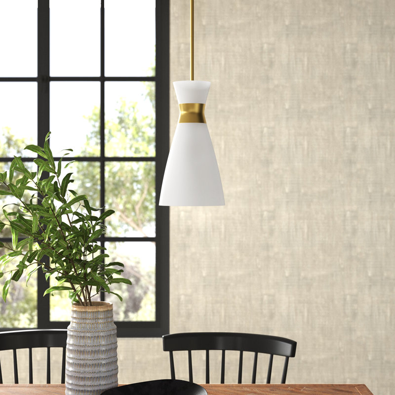 Agata 1 - Light Single Pendant, Burnished Brass