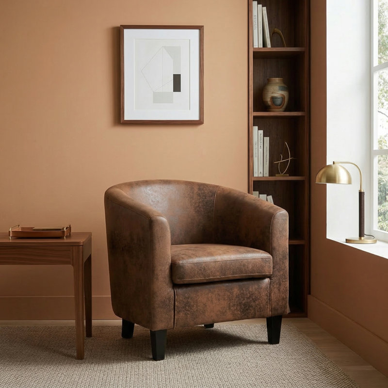 Kathey Upholstered Barrel Chair