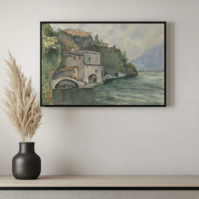 «Nesso» par Stephen Calcasola, reproduction d'art sur toile, H 36 po x l 48 po, Brun