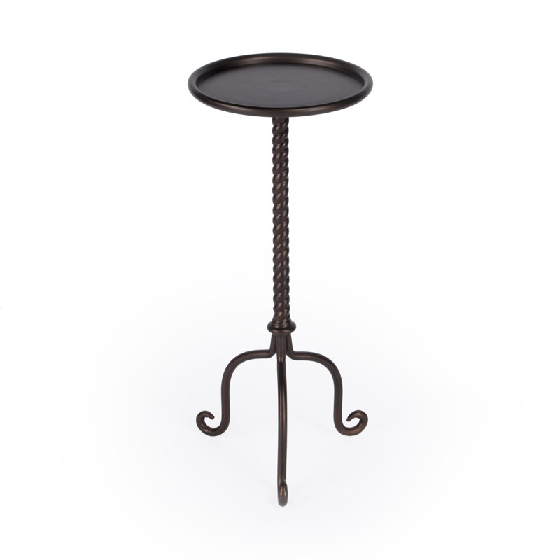 Alma Metal Pedestal Side Table