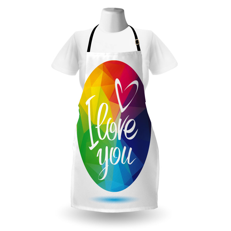 No Pattern Bib Apron