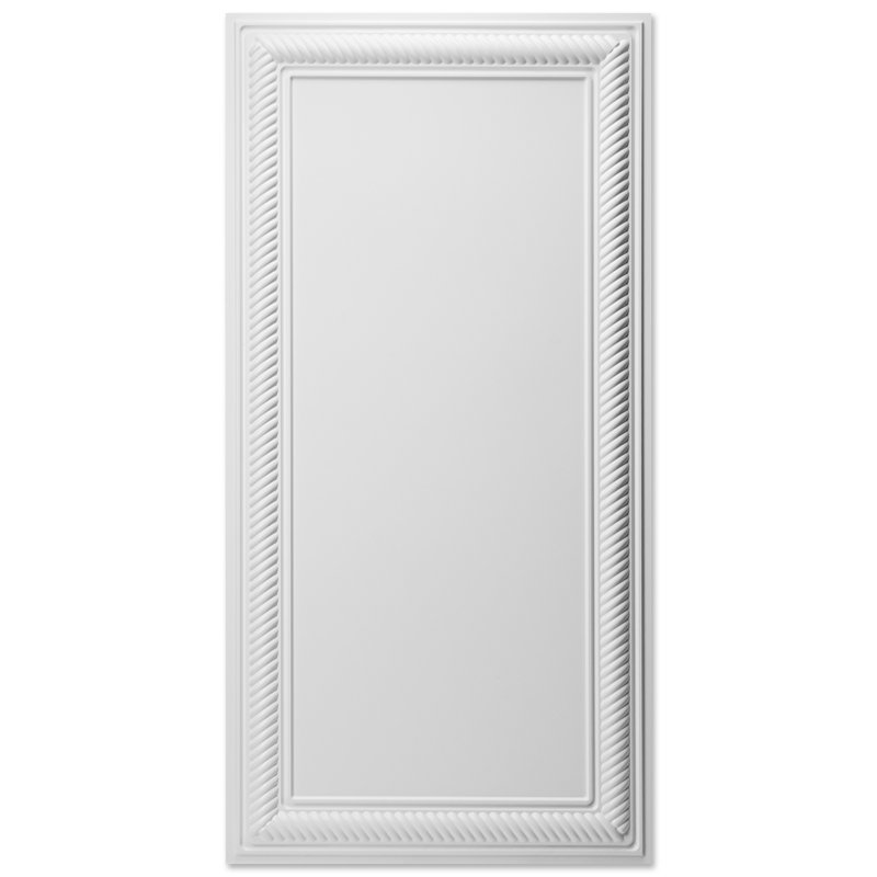 48 tuiles de plafond en PVC 48 po x 24 po, paquet de 12 panneaux muraux décoratifs 3D, imperméables, panneaux de plafond à coller, 96 pieds carrés / boîte