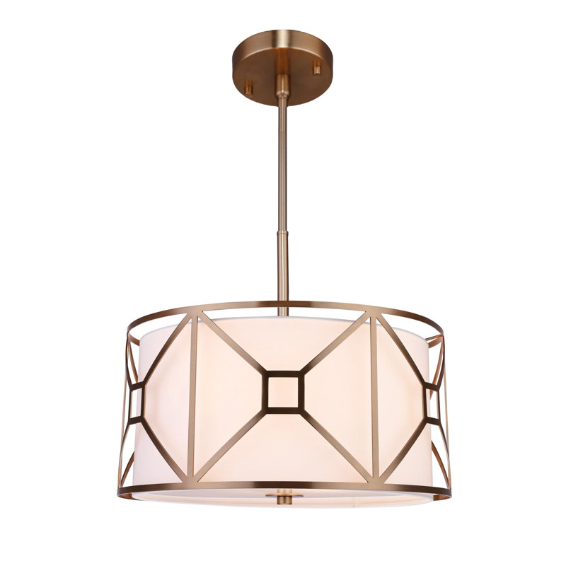 Hultgren 3 - Light Unique/Statement Pendant, Brass, 48" H x 17" W x 17" D