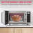Frigidaire 0.9 Cu. Ft. 1000 Watt Commercial Microwave, NSF Certified Microwave in Stainless Steel