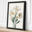 White Narcissus Study Botanical - Wrapped Canvas-1051318436-1051318434