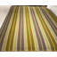 Tapis rayé vert / gris en laine fabriqué à la main moderne 9 pi x 12 pi Modern