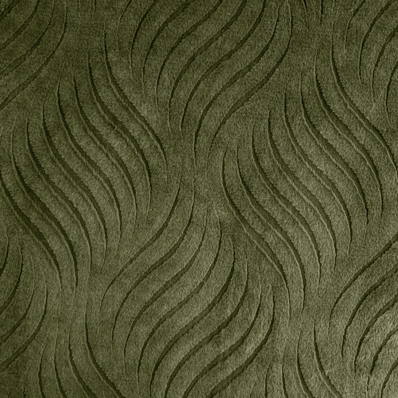 Plaid en fausse fourrure texturée à motif chevron tricoté - 122 x 152 cm - Plaid de voyage moelleux, confortable et doux pour canapé ou sofa, couleur chêne laurier vert