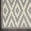 Tapis gris et brun à motif géométrique Horley-1946870179