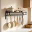 Iron Rectangle Wall Mounted Pot Rack