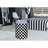 Round Checker Laundry Gift Basket Storage Hamper, Clothes Storage Organizer Bins, Shelf Basket With Handles For Room Decor
