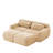 80.3" U-Shaped 2-Seater Sofa with Ottoman-1179950353