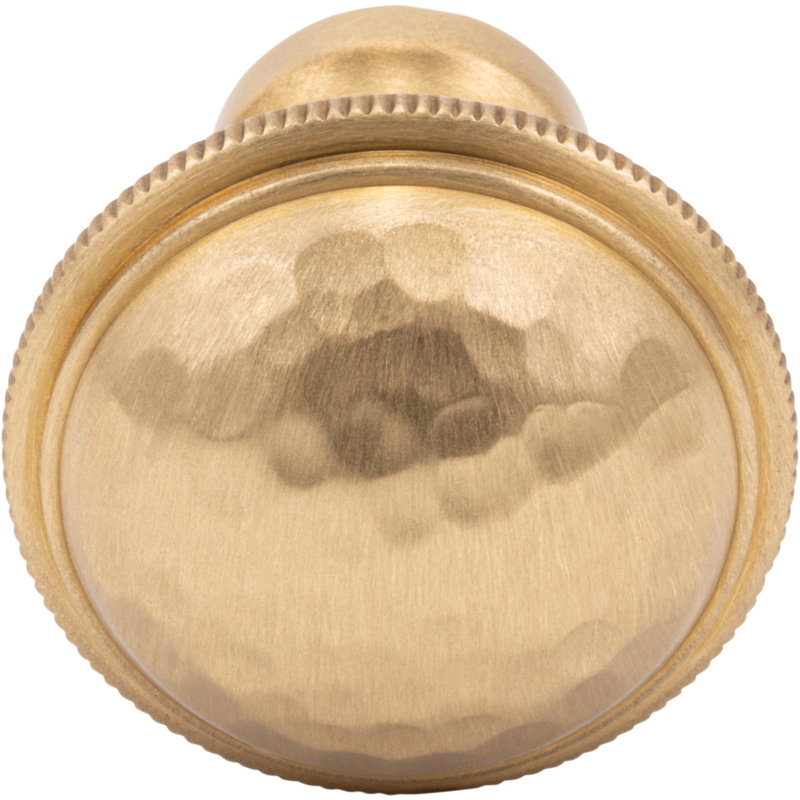 ArtWorth 1 1/8" Diameter Round Knob, Satin Brass