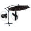 Parasol de patio extérieur avec manivelle et base en croix-409927184-409927199