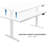 Dual Motor Electric Standing Desk With  Tabletop --955112942-955112941