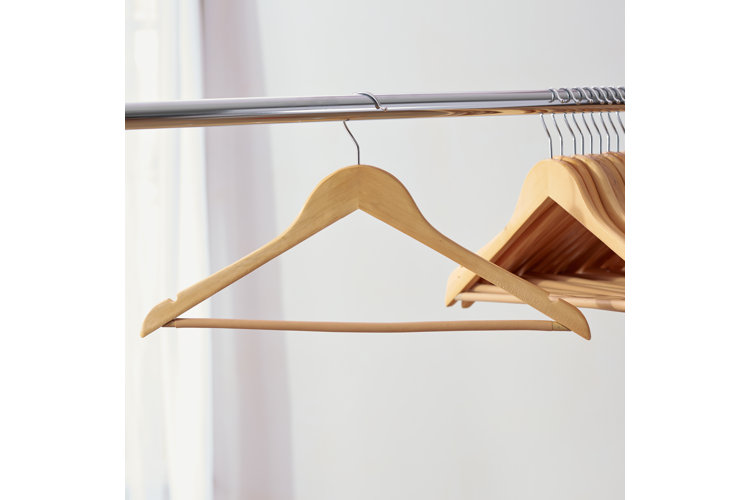 Wayfair Basics Wood Non-Slip Hanger for Dress/Shirt/Sweater