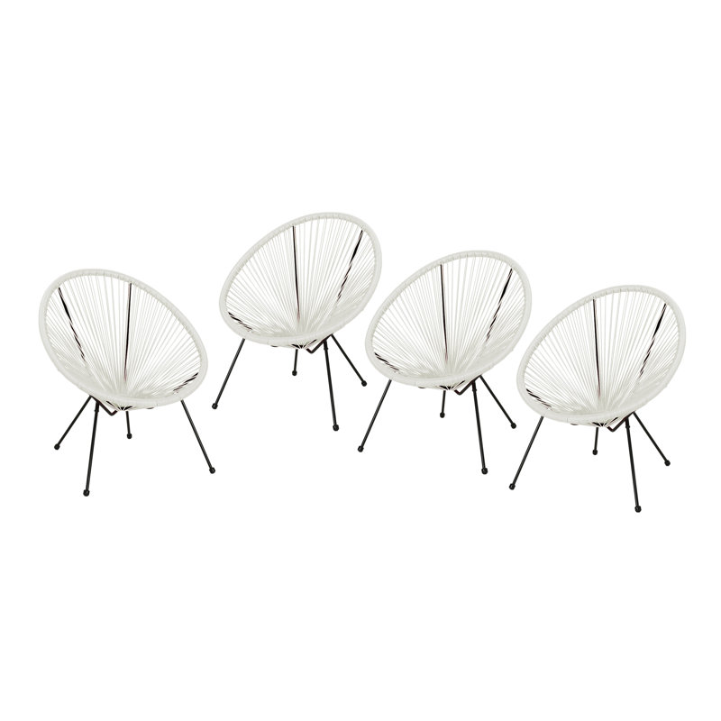 Chaise de patio Englewood, Blanc
