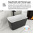 49'' Acrylic Freestanding Soaking Bathtub-106736514