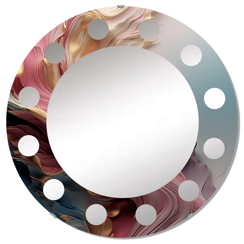 Wanyae Circle Wall Mirror, 32" x 32"