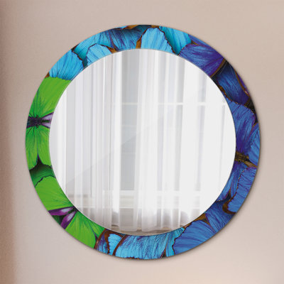 Huldar Glass Flat Wall Mirror