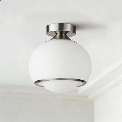 Plafonnier encastré sphérique 9,8 po à DEL 1 lumière 9CCT