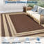Tapis d'extérieur Tapis de paille en plastique imperméable et réversible pour patio Tapis de sol léger et facile à nettoyer pour l'extérieur-9512822-26216074