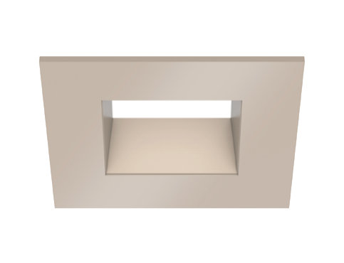 Garniture encastrée 3 po Eco-Downlight, Or brossé