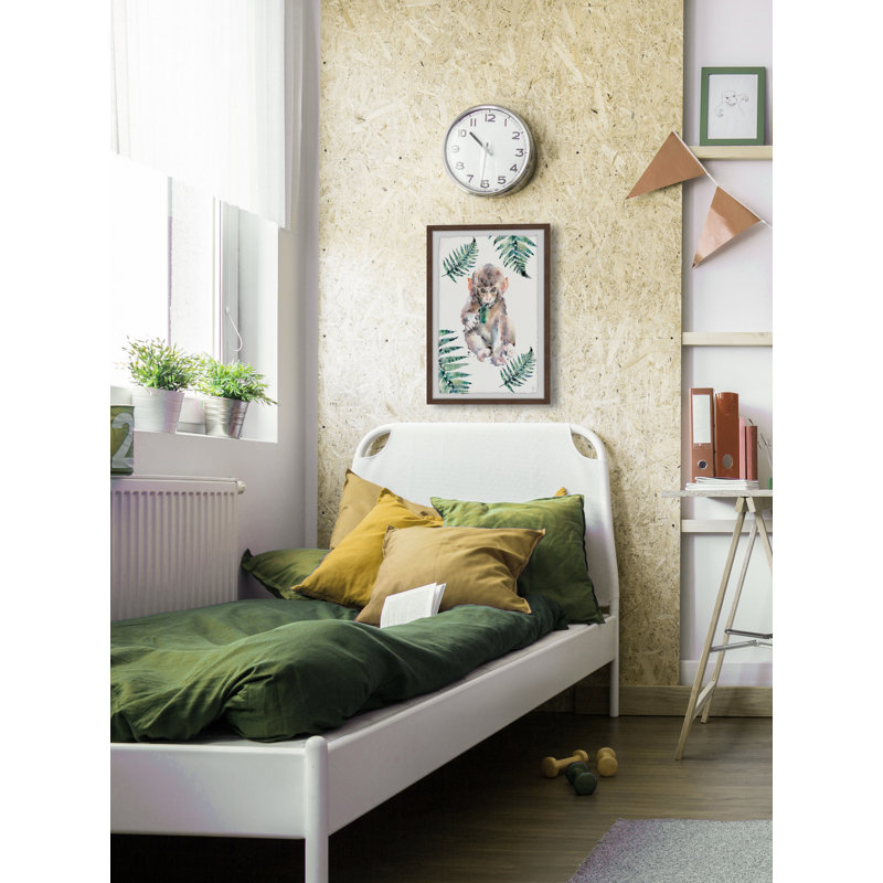 Korey Monkey Fern - Print, 61cm H x 41cm W
