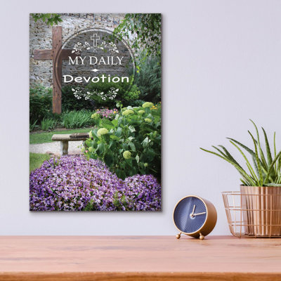 'My Daily Devotion'  by Jean Plout Acrylic Glass Wall Art, 12" x 16"