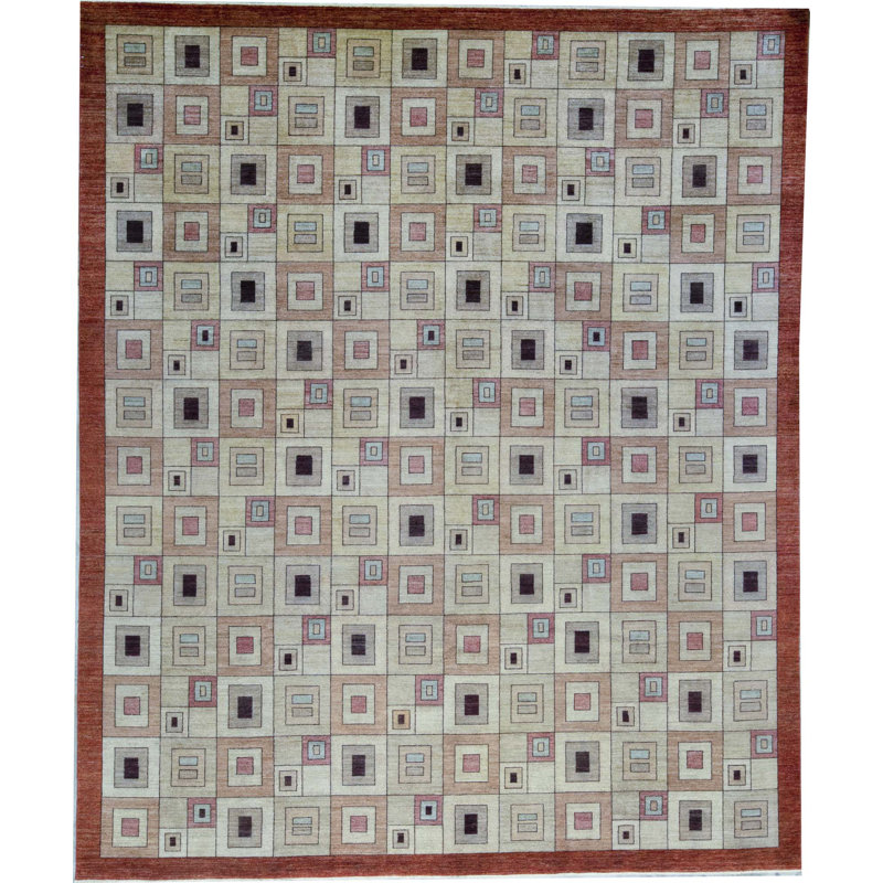 Wool Geometric Area Rug