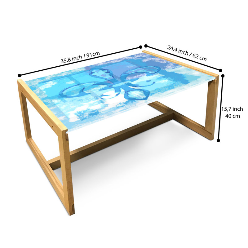 Jamson Sled Coffee Table, 90cm H x 62cm W x 40cm D
