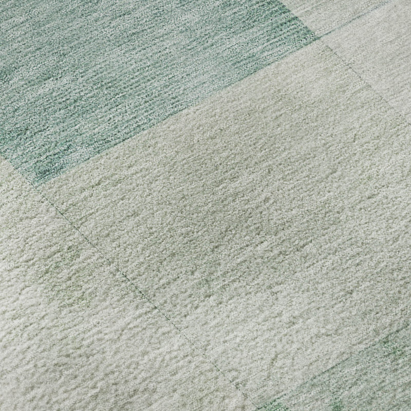 Premium Machine Washable Alijah AMF1255 Geometric Rug, Rectangle 5' x 7'6"