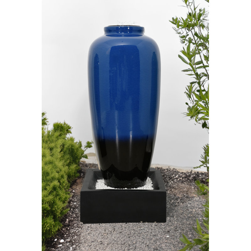 Fontaine en porcelaine, Dark Blue