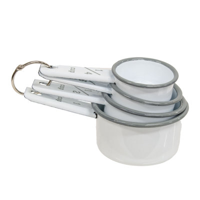 Ensemble de 4 tasses à mesurer en porcelaine CWI