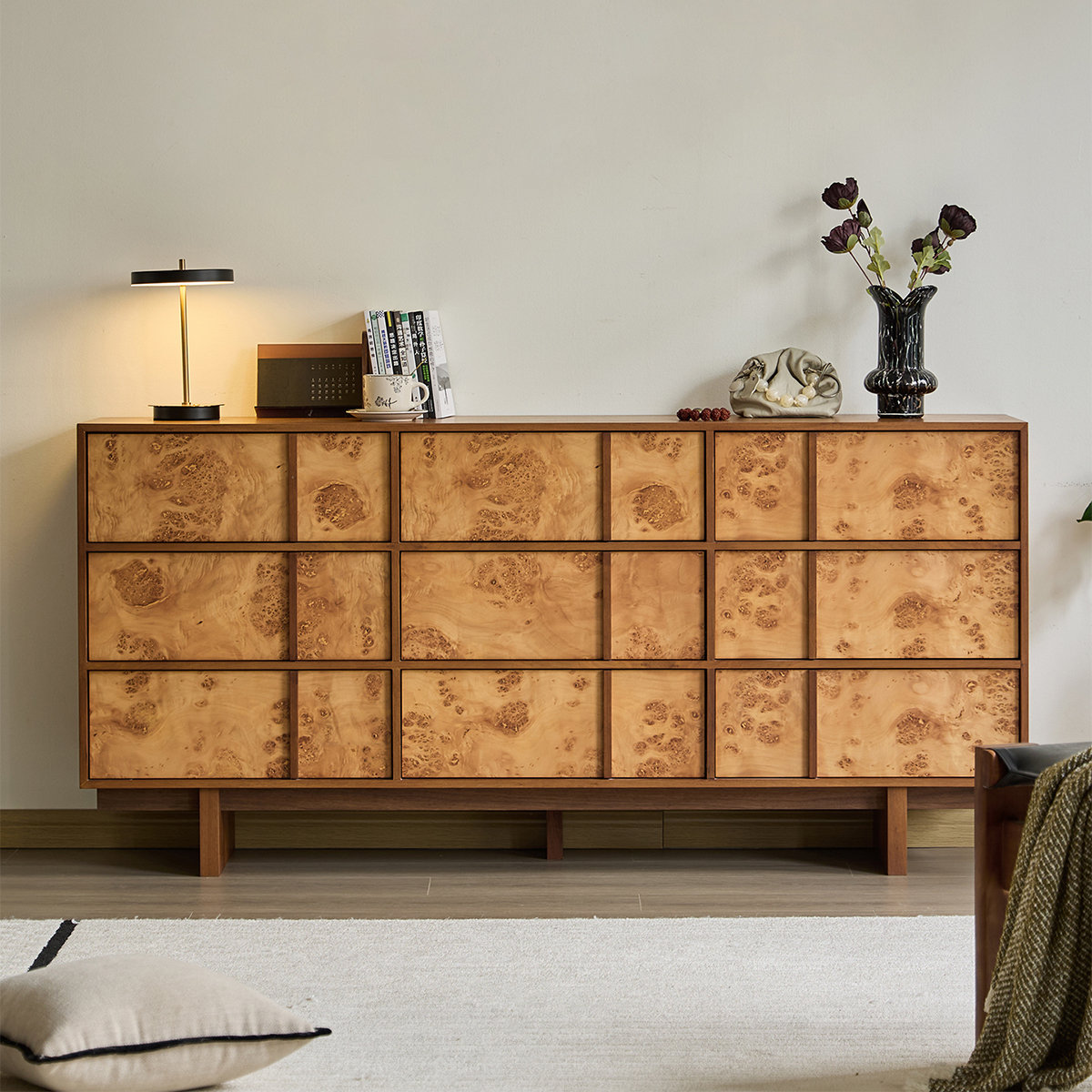 Hokku Designs Functional Multi Drawer Dresser Layered Organization