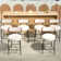 Counter Height Bar Stools, 28'' Bar Stools , Boucle Counter Stools With Back, Boucle Bar Stools For Kitchen Island, Dining Room(Set of 6)