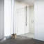 Porte de douche coulissante sans cadre avec verre transparent 3/8 po l 58-60 po x H 73 po Ryland-14229166