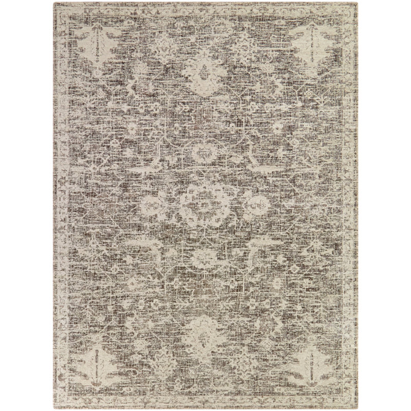 Tapis oriental gris anthracite Elford, Rectangle 5 pi 3 po x 6 pi 11,9 po