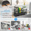 Stainless Steel Kitchen Sink Organizer With Automatic Drainage | Removable Brush Rack | Space-Saving Design