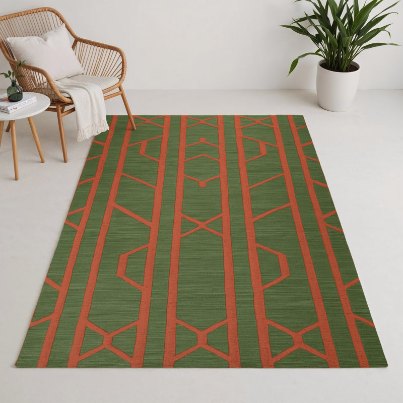 Tapis vert intérieur et extérieur Trellis, Rectangle 5 pi x 7 pi