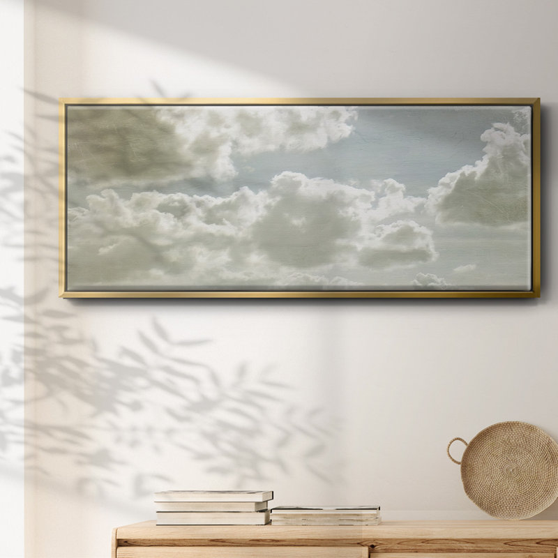 Sky Scrapers IV- Framed Canvas, 20" H x 50" W