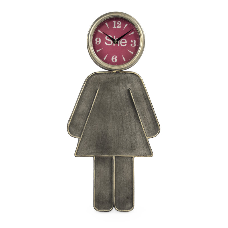 Iosten Metal Analog Wall Clock
