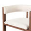 Vittoria Upholstered Bar Stool with Solid Wood Frame-1853739935