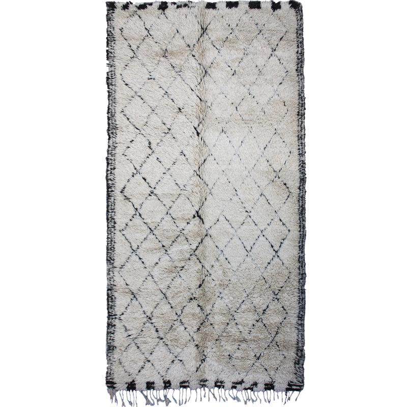 One-of-a-Kind Rectangle 6'2" X 12' Hand Loomed Area Rug