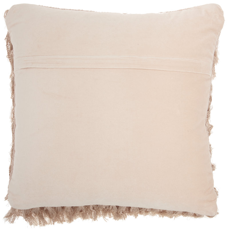 Housse de coussin carré et insert, Rosé