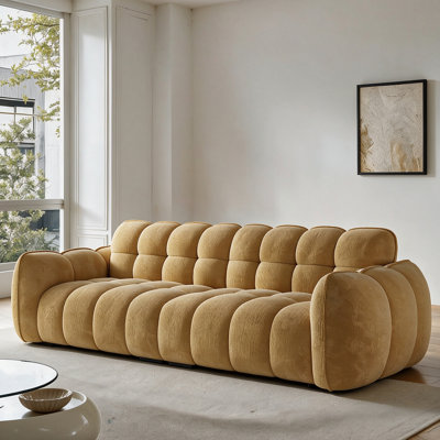 French-style light luxury fabric sofa.