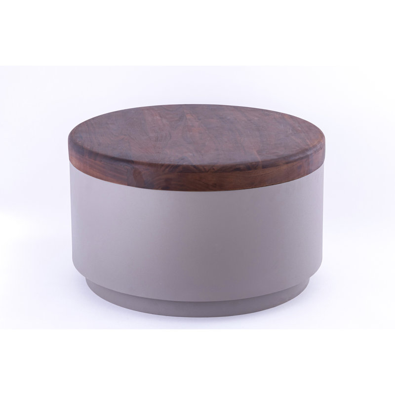 Table d'appoint ronde en bois