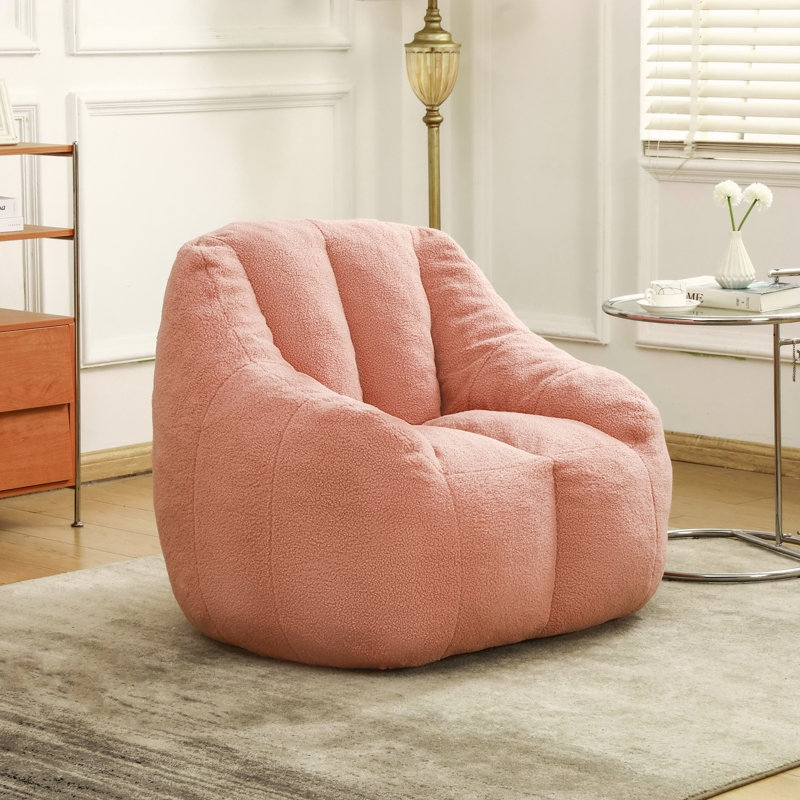 Fauteuil à billes confortable avec mousse à mémoire de forme, canapé moelleux et paresseux pour dortoir, appartement et salon