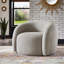 Chaise d'appoint Doniphan Modern Boucle-1322541796