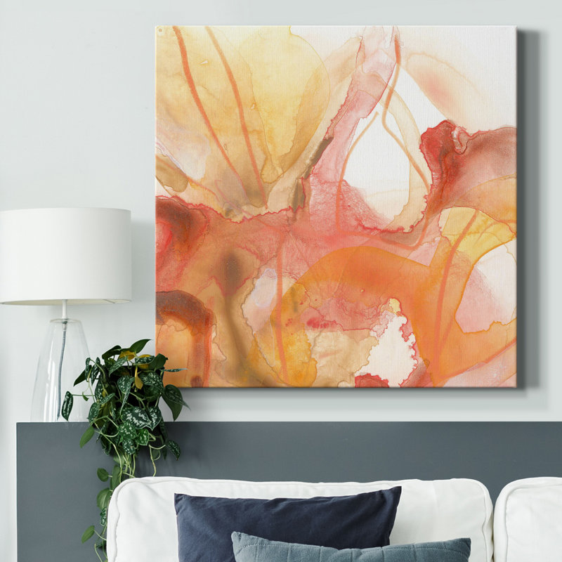 Toile tendue avec châssis Sunset I-Premium Gallery - prête à être accrochée, H 32 po x l 32 po x P 1 po
